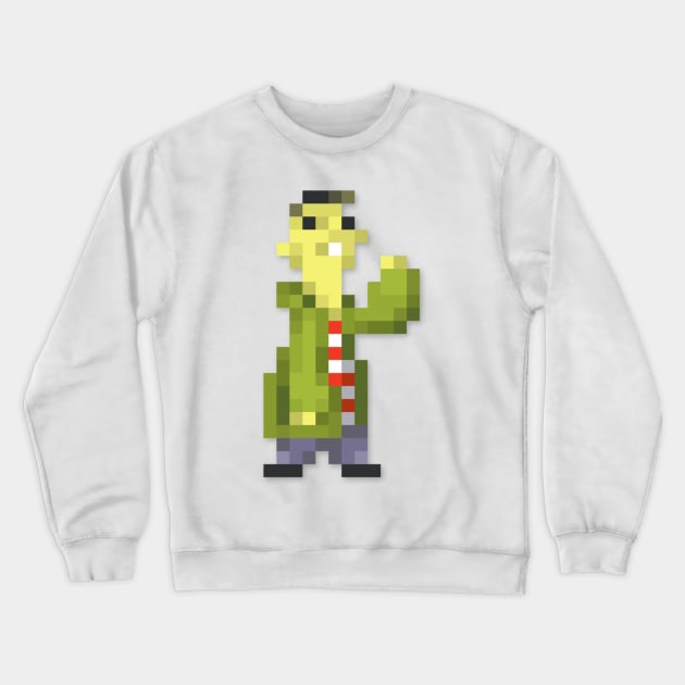 Ed low-res pixelart Crewneck Sweatshirt by JinnPixel